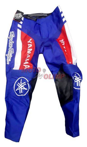 Костюм кросовий Yamaha (Troy Lee Designs) штани та джерсі для мотокросу (синій) р.M 6187 фото