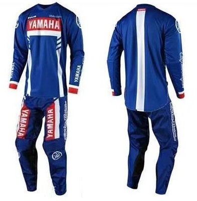 Костюм кросовий Yamaha (Troy Lee Designs) штани та джерсі для мотокросу (синій) р.M 6187 фото