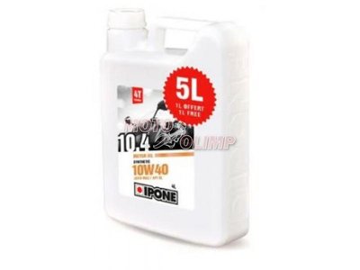 Напівсинтетична олія 4т IPONE 10.4 10W40 (5L) для мотоциклів 2793 фото