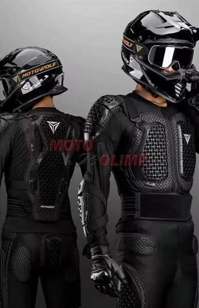 Мото черепаха Motowolf (захист тіла, чорна) на мотоцикл кросс р.XL-3XL, p.XL 10111-1 фото
