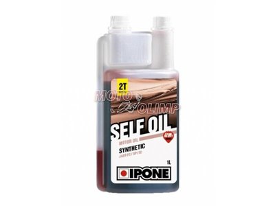 Напівсинтетична олія 2т Self Oil із запахом полуниці 1л. для мотоциклів та скутерів 2794 фото