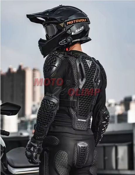Мото черепаха Motowolf (захист тіла, чорна) на мотоцикл кросс р.XL-3XL, p.XL 10111-1 фото