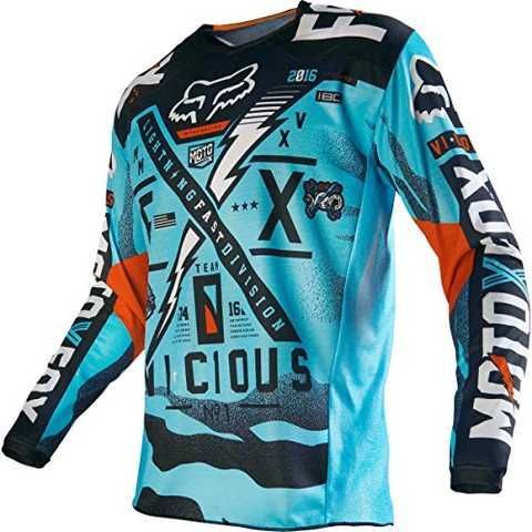 Купити Мото джерсі FOX Racing 180 Vicious блакитна M-3XL р.M 3720