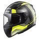 Шолом інтеграл LS2 FF353 Rapid Carrera HI-Vis Black/Yellow/Grey 2323 фото 1
