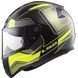 Шолом інтеграл LS2 FF353 Rapid Carrera HI-Vis Black/Yellow/Grey 2323 фото 5