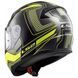 Шолом інтеграл LS2 FF353 Rapid Carrera HI-Vis Black/Yellow/Grey 2323 фото 3