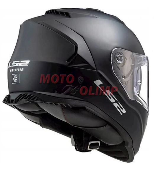 Шолом з окулярами LS2 FF800 Storm Solid Black Matt 8711 фото