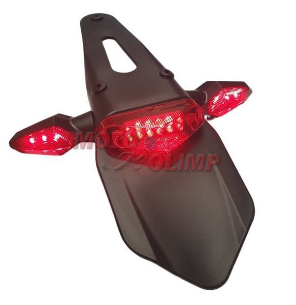 Стоп з поворотами Led універсальний на кросовий мотоцикл пітбайк 3757-10064-1 фото