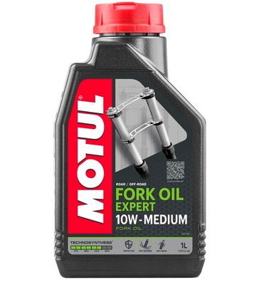 Вилочна олія MOTUL 10W напівсинтетика FORK OIL EXPERT LIGHT SAE 10W (1L) 1675 фото