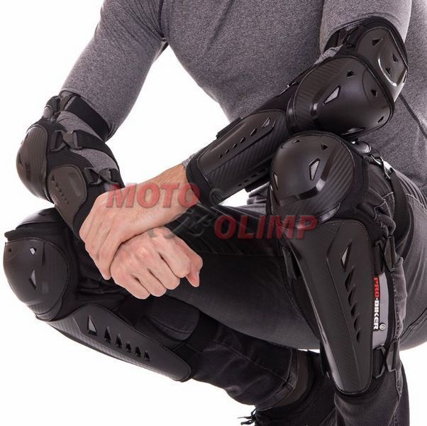 Комплект захисту PRO-BIKER (коліно, гомілка, лікоть) 10003 фото