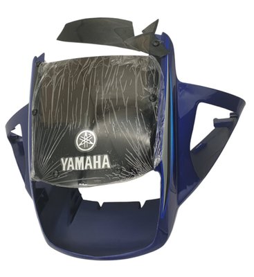 Уцінка! Обтічник (передній пластик) під квадратну фару Yamaha YBR 125, синій 4275-6 фото