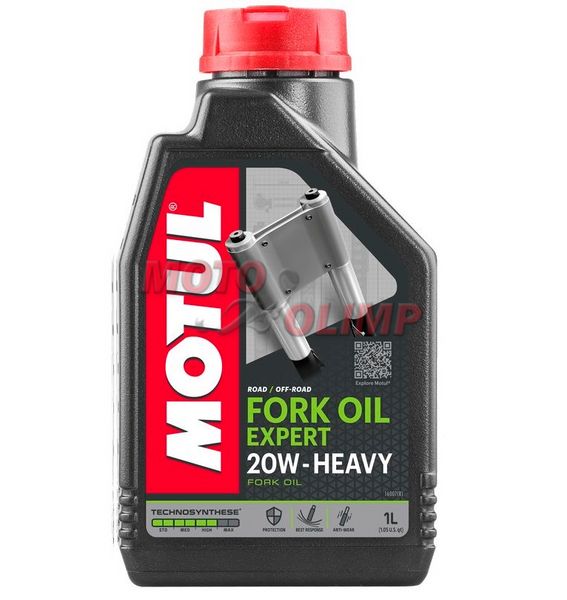 Вилочна олія MOTUL 20W напівсинтетика FORK OIL EXPERT LIGHT SAE 20W (1L) 3083 фото