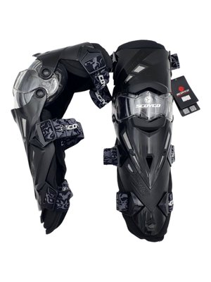 Наколінники шарнірні Scoyco K12 чорні, захист колін на мотоцикл 3659-2 фото
