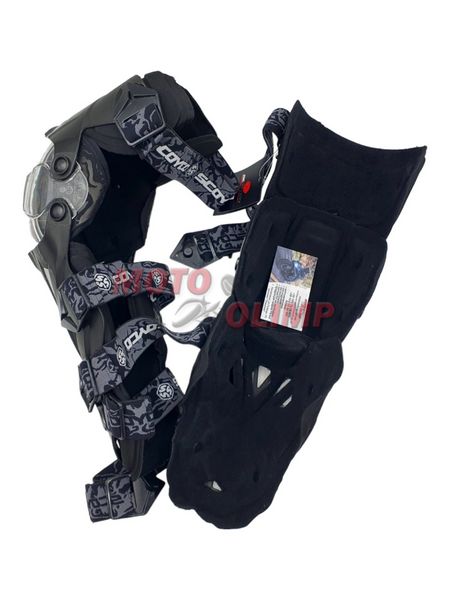 Наколінники шарнірні Scoyco K12 чорні, захист колін на мотоцикл 3659-2 фото