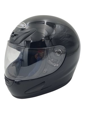Мото шолом Мустанг, для скутера та мотоцикла, чорний глянцевий р.S 6140 фото