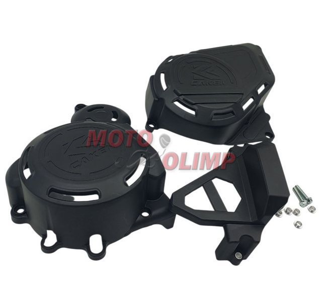 Захист двигуна ZONGSHEN 175FMM, PR300сс, SPARK SP300P, CB300 с баланс-валом (3шт) на мотоцикл  10142 фото