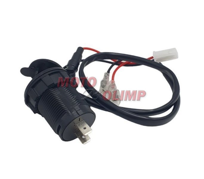 Зарядний пристрій для телеф. врізний USB 5V 3.1А/г 8776-1 фото