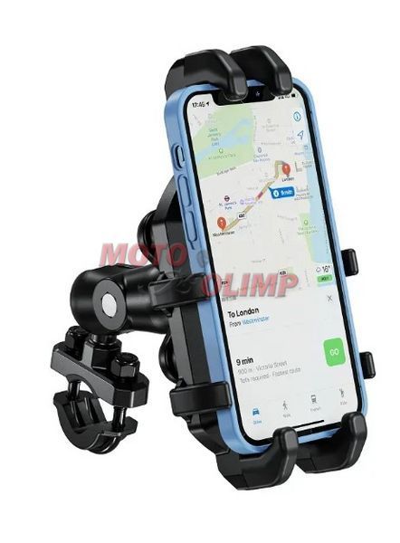 Тримач телефону з демпфером на кермо мотоцикла для iPhone та інші з секреткою copy_copy_9840 фото