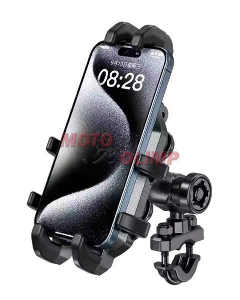 Тримач телефону з демпфером на кермо мотоцикла для iPhone та інші з секреткою copy_copy_9840 фото