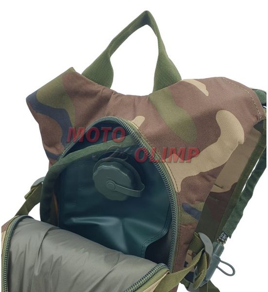 Рюкзак камуфляжний (8л) з гідратором (питною системою), (45х25х7см) 8672 фото