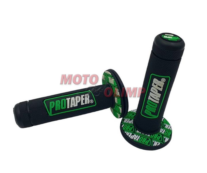 Гріпси ProTaper на мотоцикл (ручки руля), зелені 3241-5 фото