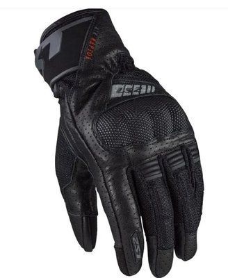 Перчатки LS2 Air Raptor Man Black із слайдером для мотоцикла, чорні р.М-XXL, р.М 8929 фото