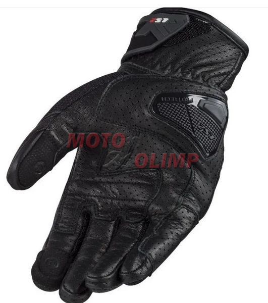 Перчатки LS2 Air Raptor Man Black із слайдером для мотоцикла, чорні р.М-XXL, р.М 8929 фото