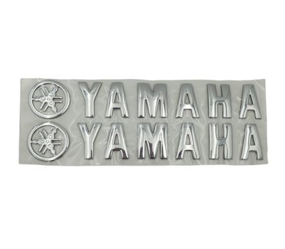 Букви об'ємні Yamaha, наклейка хром (емблема) (170*20мм) 6827-1 фото
