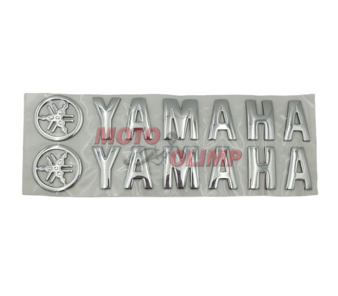 Букви об'ємні Yamaha, наклейка хром (емблема) (170*20мм) 6827-1 фото