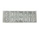 Букви об'ємні Yamaha, наклейка хром (емблема) (170*20мм) 6827-1 фото 1