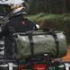 Сумка водонепроникна MOTOWOLF 40л, кофр на мотоцикл та квадроцикл, чорно-салатова 9857 фото 4