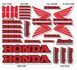 Наклейки світловідбивні Honda на мотоцикл FG152 9226-2 фото 2