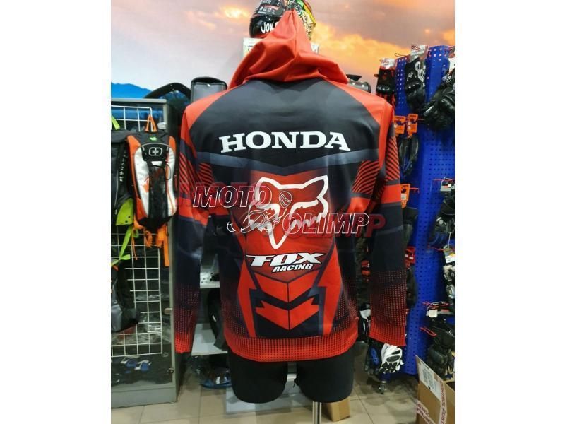 Толстовка літня Honda Fox (кофта з капюшоном) 3D принт 1673 фото