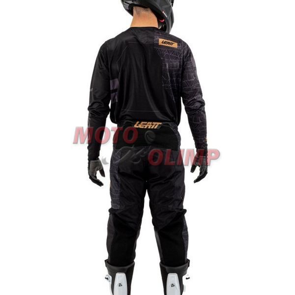 Костюм кросовий LEATT Ride Kit 3.5 штани та джерсі для мотокросу (чорний), р.L 9698 фото