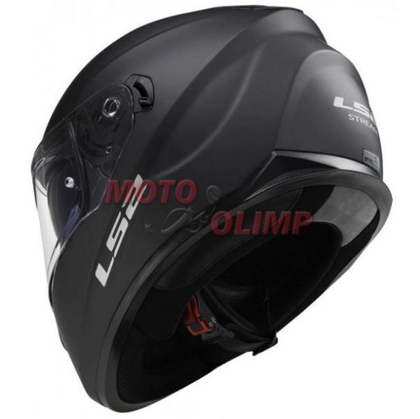 Шолом з окулярами LS2 FF320 Stream EVO Solid Black Matt 7186 фото