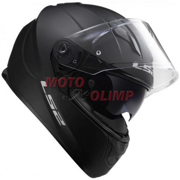 Шолом з окулярами LS2 FF320 Stream EVO Solid Black Matt 7186 фото