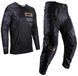 Костюм кросовий LEATT Ride Kit 3.5 штани та джерсі для мотокросу (чорний), р.L 9698 фото 1