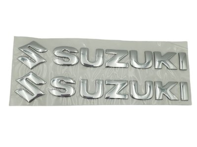 Букви об'ємні Suzuki, наклейка хром (емблема) (170*20мм) 6827-2 фото