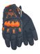 Мото рукавиці шкіра/текстиль FOX Bomber на мотоцикл, помаранчеві р.M-L, р.L 7070-20 фото 2