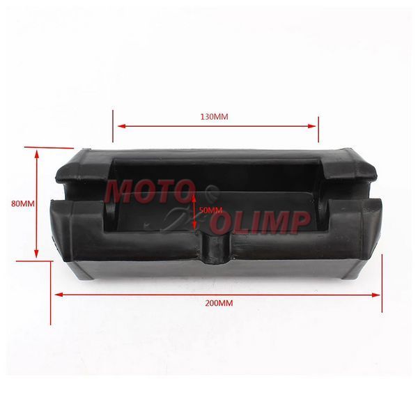 Подушка квадратна на кермо мото Protaper RockStar мотоцикла, помаранчева 4121 фото