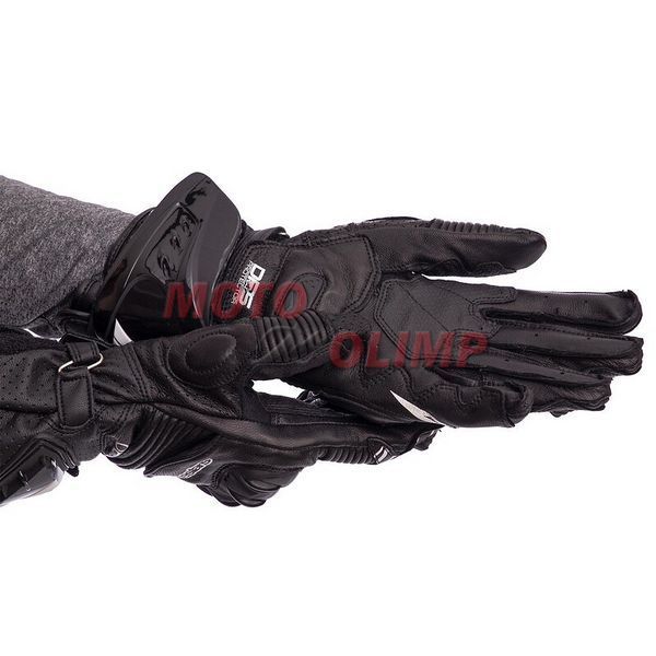 Мотоперчатки Alpinestars AX-18 Replica White Black високі шкіряні р.XL 9391-1 фото