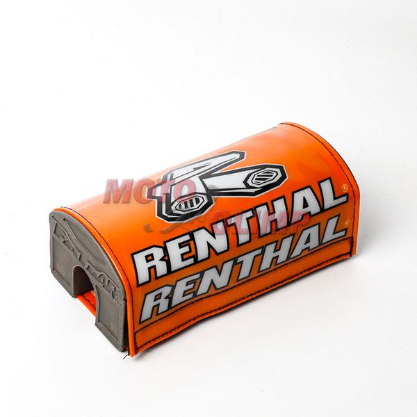 Подушка квадратна на кермо мото Renthal мотоцикла, помаранчева 9080-1 фото