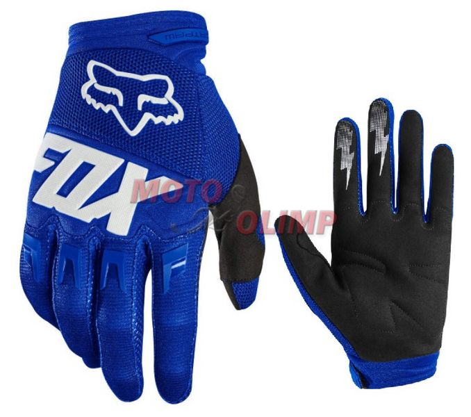 Мото перчатки FOX DIRTPAW Race Fluor Blue 8284 фото