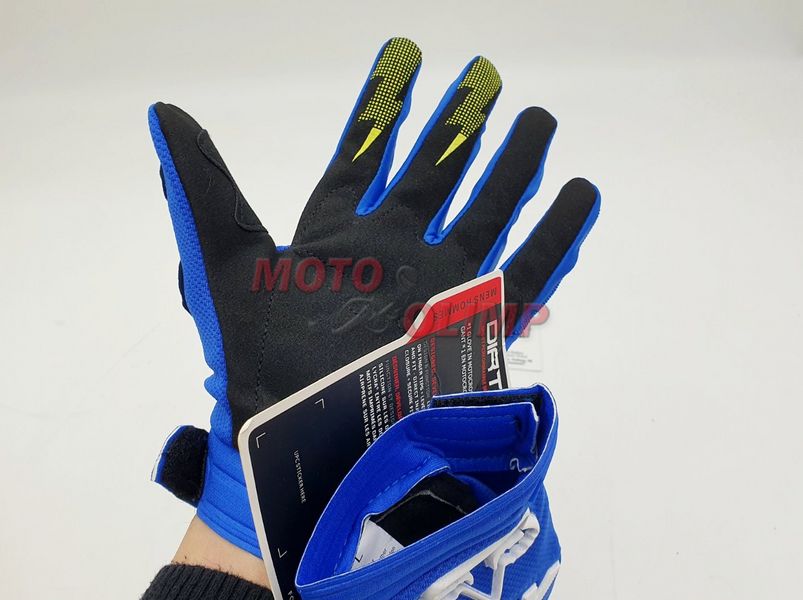 Мото перчатки FOX DIRTPAW Race Fluor Blue 8284 фото