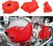 Комплект захисних накладок OTOM двигуна NC250 (ZS177MM) (KOVI NC250-4T PRO KT/LITE KT/GEON DAKAR 250-4V) на мотоцикл, червоний 7076 фото 3